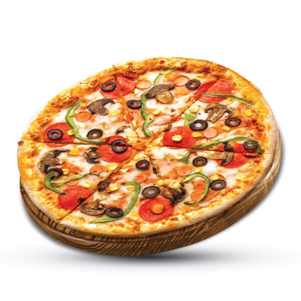 Pizza Salami, Schinken, Paprika